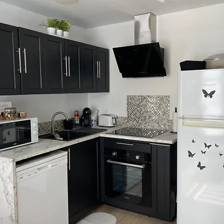 아파트 Malia La Radieuse' Wifi & Air Conditioning 히에레